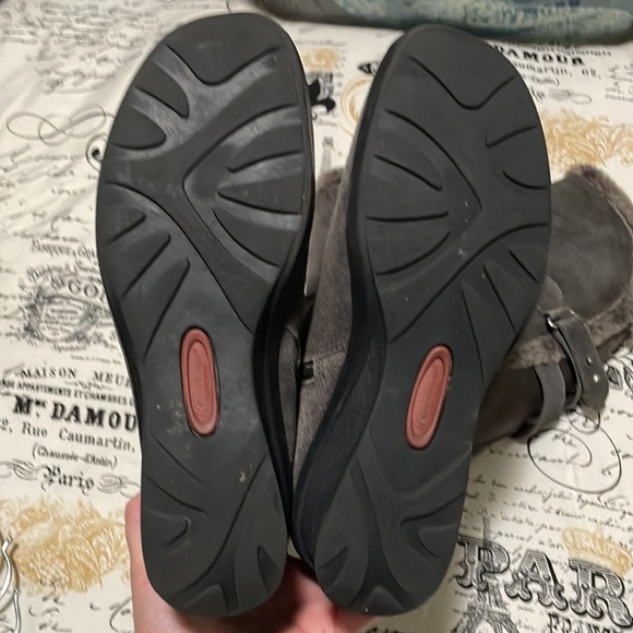 Dark grey bare trap boots - Picture 5 of 5